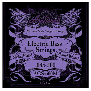 アリアプロ2 ベース弦 ミディアムスケール Aria Pro II AGS-600M Mediuum Scale Bass×1セット
