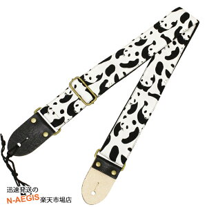アリア ギターストラップ SPS-2400PA パンダ柄 日本製 Aria【P5】