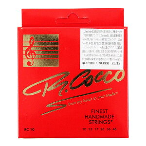 R.Cocco `[hRR GLM^[ RC10 jbP .010-.046 Senior Handmade Strings