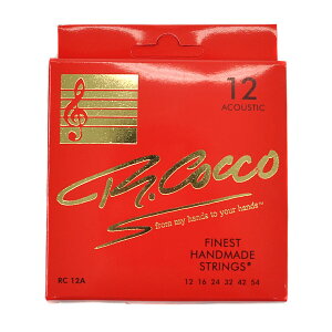 y|CgupI25܂ŁzR.Cocco `[hRR AR[XeBbNM^[ RC12A uY .012-.052 Senior Handmade Strings