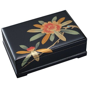 会津塗宝石箱オルゴール 石楠花 荒城の月 ニデックインスツルメンツ オルゴール