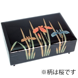 会津塗宝石箱オルゴール あやめ さくらさくら ニデックインスツルメンツ オルゴール