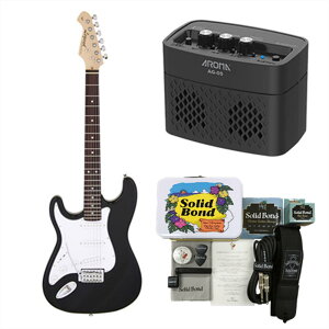 yR Zbg{AvtzLegend GLM^[ p LST-Z LH BK + Ken Yokoyama Electric Guitar Starter Set + AROMA Amp AG-05BLK