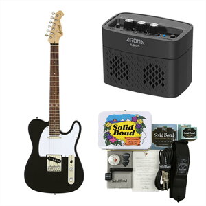y10܂Ń|CgUPzyR Zbg{AvtzLegend GLM^[ LTE-Z BK + Ken Yokoyama Electric Guitar Starter Set + AROMA Amp AG-05BLK