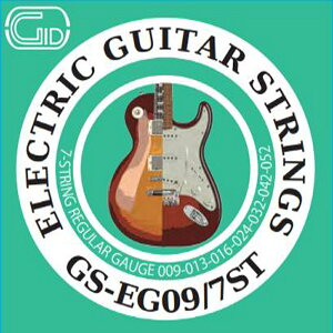 ジッド 7弦エレキギター弦 GS-EG09/7ST ライト 7-STRING LIGHT GAUGE