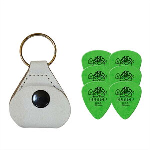 ysbNP[X{sbN6ZbgzPerri's sbNP[X WHITE PICKKEY-6676 + Jim Dunlop Tortex 418B 0.88mm 6