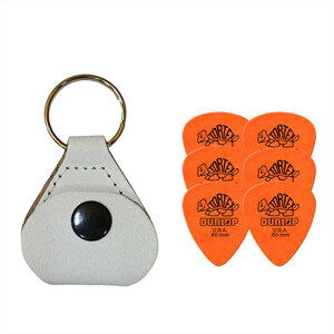 ysbNP[X{sbN6ZbgzPerri's sbNP[X WHITE PICKKEY-6676 + Jim Dunlop Tortex 418B 0.6mm 6