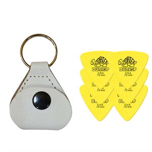 ysbNP[X{sbN6ZbgzPerri's sbNP[X WHITE PICKKEY-6676 + Jim Dunlop Tortex 431B 0.73mm 6