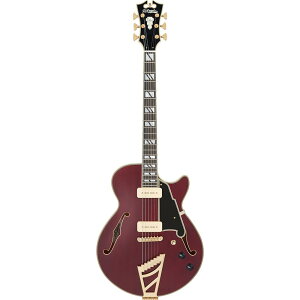 D'Angelico ギター Deluxe SS P-90 Satin Trans Wine