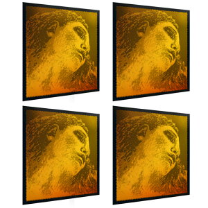 PIRASTRO �G���@�s���b�c�B�S�[���h �o�C�I������ �{�[���h�G���h E(3154) A(4152) D(4153) G(4154) �Z�b�g 4/4 VIOLIN EVAH PIRAZZI GOLD EADG SET