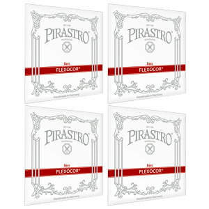 PIRASTRO �t���N�\�R�A �R���g���o�X�� G(3411) D(3412) A(3413) E(3414) 3/4 D-BASS FLEXOCOR 3410 SET