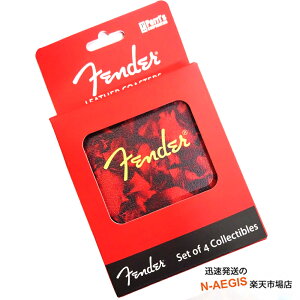 tF_[ObY sbN^U[R[X^[ 4Zbg FENDER LCDTLF-7652 LEATHER COASTERS - DIRECT TO LEATHER - FENDER PICKS - 4 PK
