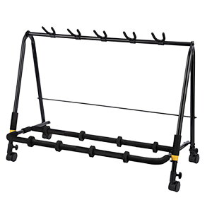 HERCULES 5{ăM^[X^hLX^[t GS525B PLUS 5-PC GUITAR DISPLAY RACK W/ CASTERS