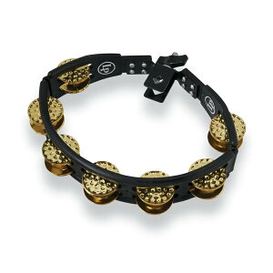LP Gs[ ^o LP179 LP Cyclops Tambourine LP Cyclops Mountable Tambourine w/ Dimpled Brass Jingles Black