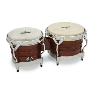 LP Gs[ {S M201-ABW LP Matador Wood Bongos Chrome