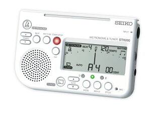 SEIKO メトロノーム チューナー ホワイト STH200WH