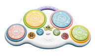 トイローヤル たたいてベビードラム　8845　パッドをたたいて楽しいドラム遊び！ Toyroyal 楽器のおもち…