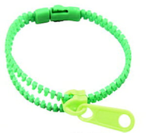 DCMR Jewelry �W���G���[ �p���N ���b�N ���s �u�� �J���[ �J���t�� �t�@�X�i�[ �u���X���b�g (�O���[��)