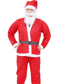 DCMR メリー クリスマス メーカー再生品 リース サンタクロース Mサイズ 仮装 コスチューム 衣装 パーティー 新品未使用正規品