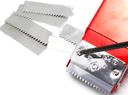 DCMR ５センチ 幅 ガムテープ カッター 取替え刃 5.3cm×2.1cm 梱包 商品１点 テープ マーケティング 定番キャンバス OPP 専用