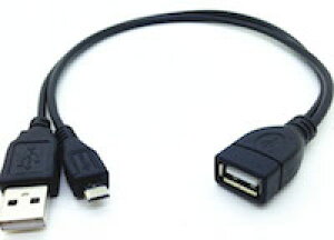 DCMR ���� OTG 3�� �P�[�u�� USB A ���X �ϊ� USB A �I�X + micro USB �I�X ( �d�� �������� USB�I�X��USB���X�j