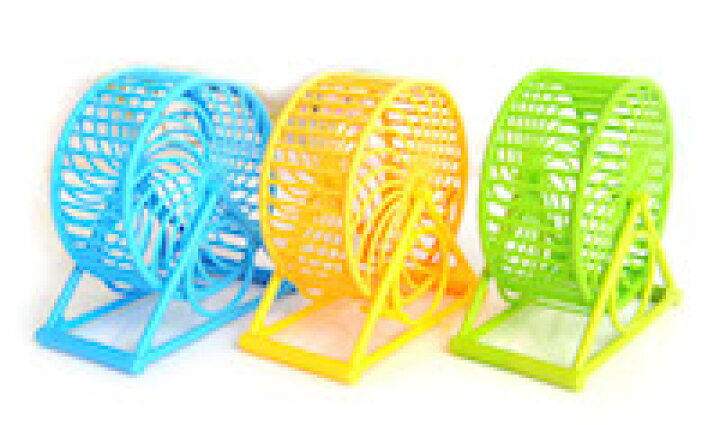 楽天市場 Dcmr ペット用品 １点 お楽しみカラー ハムスター 回し車 お散歩 運動 回転 水車 観覧車 ゲージ 蓋付き ラット リス 小動物 ペット 用 Dcmr