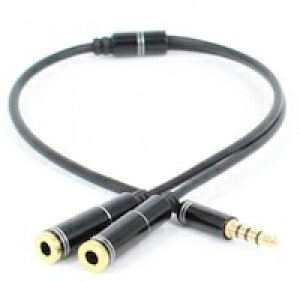 DCMR �C���z���W���b�N 4�� 3.5mm ��� ���� �J�b�v�� �P�[�u�� �I�[�f�B�I ���L 1�_ �u���b�N