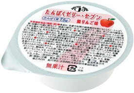 たんぱくゼリーセブン 焼きりんご味 70g×24個【ホリカフーズ】【送料無料】【栄養補給】