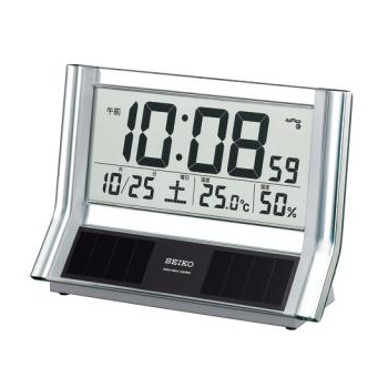 セイコー ソーラー 電波置時計 SQ690S (時計) 価格比較 - 価格.com