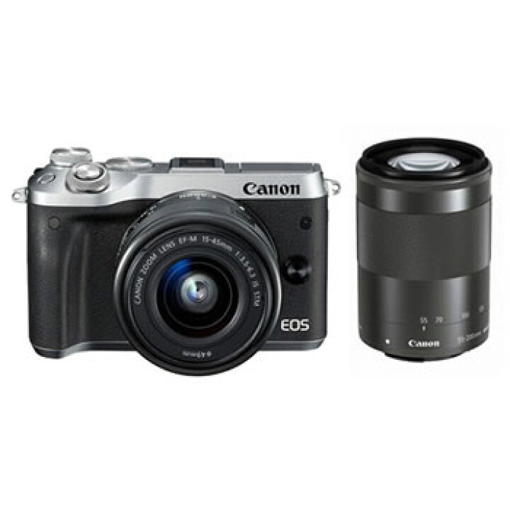 楽天市場】キヤノン【CANON】EOS M6 ダブルズームキット ミラー 