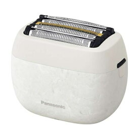 【今なら5年延長保証加入が無料】5枚刃 メンズシェーバー LAMDASH PALM IN　(ラムダッシュ パームイン) マーブルホワイト セミハードケース付 ES-PV6A-W パナソニック【Panasonic】【イノベーティブ複合材NAGORI採用ハイグレードモデル】【充電催促表示 充電催促音搭載】