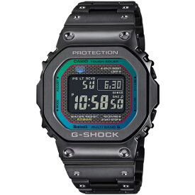 CASIO G-SHOCK 電波ソーラーデジタル腕時計 FULL METAL フルメタルシリーズ GMW-B5000BPC-1JF カシオ【国内正規品】【ブラック×ブルーグリーン】
