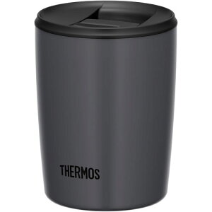 真空断熱タンブラー 300ml ダークグレー JDP-301-DGY サーモス【ステンレス製魔法びん構造】【フタ付き】