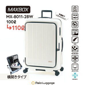 n[hL[ MAXBOX JtgI[v^CvipXeAC{[j d4.9kg e100L110L MX-8011-28W-IV AWAEQ[WyוaőTCYzy10ȏ`ڈzd؂t
