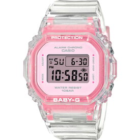 CASIO BABY-G デジタル腕時計 レディース BGD-565SJ-7JF カシオ【国内正規品】【シースルーデザイン スケルトンカラー】