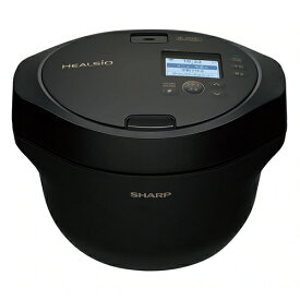 1.6L ヘルシオ ホットクック プレミアムブラック HEALSIO 水なし自動調理鍋 KN-HW16H-B シャープ【SHARP】【お手入れラクラク】