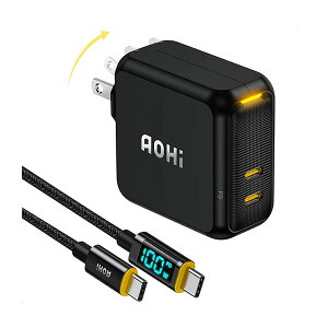 AInC MAGCUBE 100W Type-C 2|[g}[d ubN LEDP[ut EN-MC100BL2 AOHIyX}[gtHE^ubgz