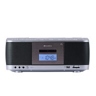 SD／USB／CDラジオカセットレコーダー シルバー AUREX Bluetooth搭載 ワイドFM ラジカセ AX-KCR70-S 東芝…