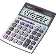 本格実務電卓 時間計算 12桁 デスクタイプ DS-12WT-N カシオ【CASIO】【事務用品】