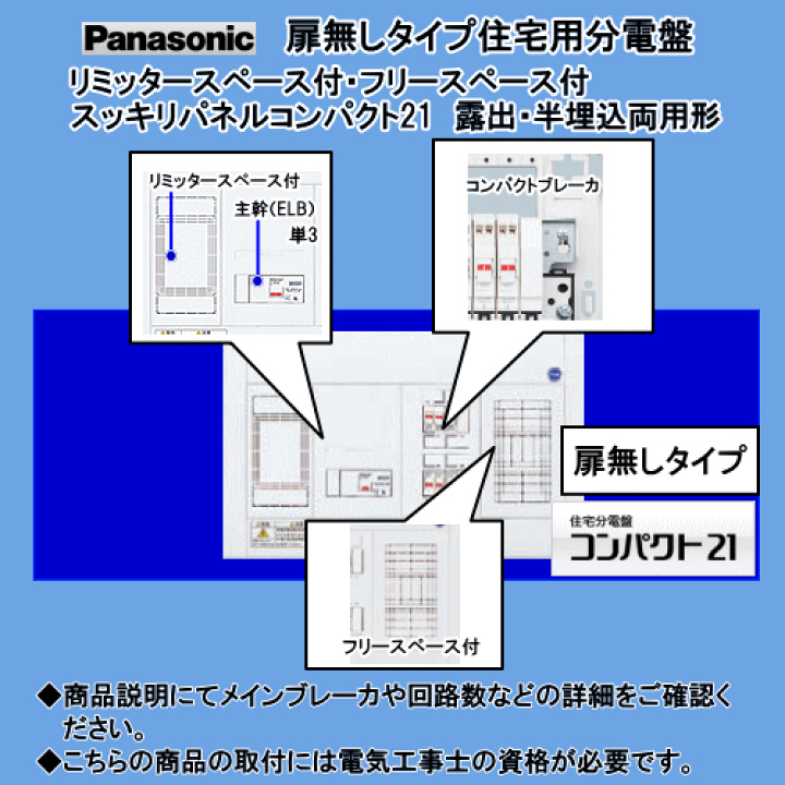 楽天市場】パナソニック 住宅用分電盤 BQWF37222 : エヌデンサービス 楽天市場】パナソニック 住宅用分電盤 BQWF37222 : エヌデンサービス