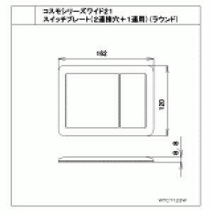 �p�i�\�j�b�N �R�X���V���[�Y���C�h21 ���E���h �X�C�b�`�v���[�g(2�A�ڌ��p+1�A�p)(�z���C�g) WTC7123W (F)
