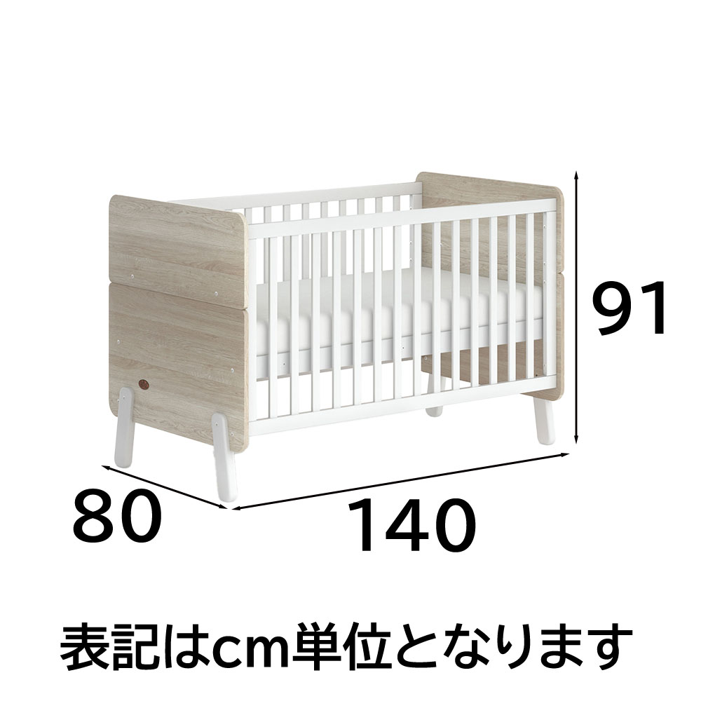 楽天市場】ベッド ベビーベッド 赤ちゃん キッズ 子供 2段階 高さ 調整