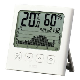 グラフ付デジタル温湿度計TT581WH
