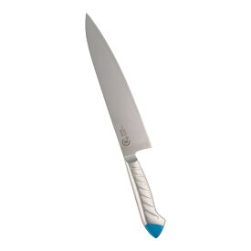 龍治　ステンカラー　牛刀24cm　ブルー