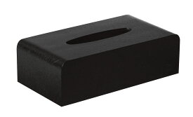 木製ティッシュボックス　ブラック TS－03B