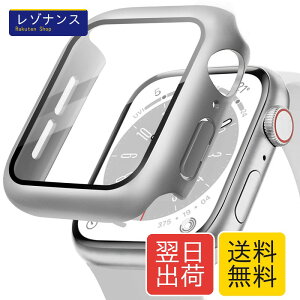 POLINK for Apple Watch�p �P�[�X Series 11/10/9/8/7/6/5/4/SE3/SE2/SE 44mm PC�f�� �����K���X �A�b�v���E�H�b�` �ی�p�J�o�[ �����^ ���ϋv �ϏՌ� �����ߗ� �w��h�~ for Apple Watch�p �J�o�[ �S�ʕی� �V���o�[
