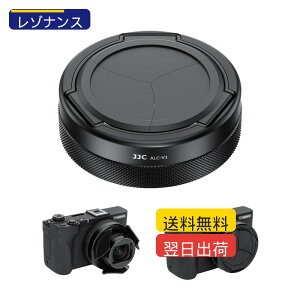 JJC �����J�� �����Y�L���b�v Canon PowerShot V1 PSV1 �J���� �Ή� �I�[�g�����Y�L���b�v �����Y�ی� �L���m�� Vlog�J���� �����Y�J�o�[ �h�o �L�Y�h�~ �g�ѕ֗�