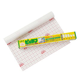 埼玉福祉会 SAIFUKU ピッチン 接着剤付透明コートフイルム 幅35cmX長さ2m・厚さ0.07mm