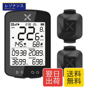 GPS �T�C�N���R���s���[�^ �X�s�[�h �P�C�f���X�Z���T�[�Z�b�g ���C�����X Bluetooth ANT+�Ή� 2.2�C���`LCD 28���ԉғ� IPX7�h�� 2�� XOSS