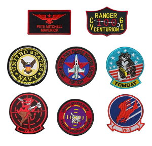 Phoenix Ikki �A�����J�R US�l�C�r�[ US�G�A�t�H�[�X �g�b�v�K�� TOP GUN �}�[���F���b�N MAVERICK �h�J �p�b�` ���b�y�� �M�� �r�� ��� �A�b�v���P �t���C�g�W���P�b�g 8piece